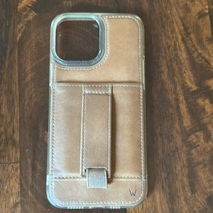 Walli Brown leather IPhone 13 Pro Max cover
